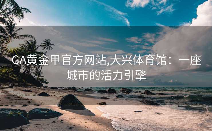 GA黄金甲官方网站,大兴体育馆：一座城市的活力引擎